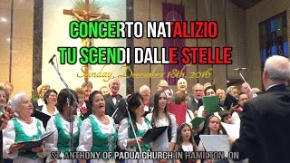 Concerto Natalizio canta “TU SCENDI DALLE STELLE” [upl. by Kaehpos586]