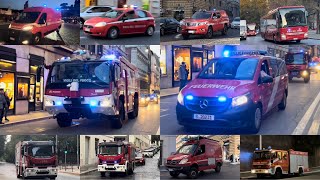 MEGA COMPILATION VIGILI DEL FUOCO IN SIRENA E EMERGENZAItalian Fire Brigade Responding [upl. by Kreg]