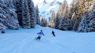 Travel WHILE Skiing PORTES DU SOLEIL [upl. by Ibocaj816]