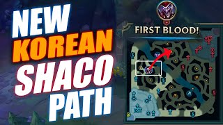 This Korean Challenger Shaco Players New Path is INSANE [upl. by Anegue]