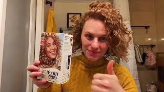 Clairol Nicen Easy Hair Dye  Full demo of how to apply and results with this hair color [upl. by Sitoel980]