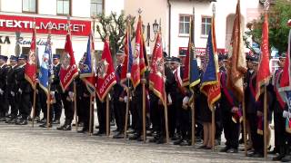 Uroczystość nadania sztandaru strażakom ze Wschowy [upl. by Anivahs]