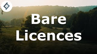 Bare Licences  Land Law [upl. by Masha]