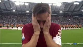 Totti has retired 😭 Farewell Francesco Totti [upl. by Oinotnaocram817]