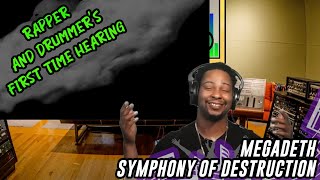 RAPPER AND DRUMMERquotS FIRST TIME HEARING Megadeth  Symphony of Destruction [upl. by Enybor]