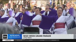 Nisei Week Grand Parade celebrations underway in Little Tokyo [upl. by Oliy458]