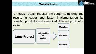 Software Engineering Lecture12  Modularity  Design Process  By Javed Sir  IICS COLLEGE [upl. by Orelu]