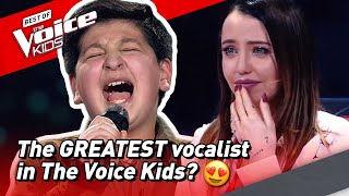 Is this 12YearOld the GREATEST vocalist of The Voice Kids EVER [upl. by Ahsirt]