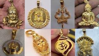 Gold Om locket designs with pricegold Om pendantgod pendant designs in gold [upl. by Hellene]