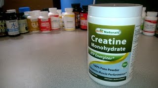 Best Naturals CREATINE MONOHYDRATE  Review [upl. by Selle]