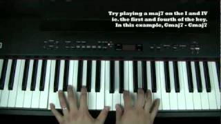 Piano Improvisation  Playing a Maj7 Chord  wwwquaverboxcom [upl. by Sig760]