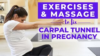 8 Best Carpal Tunnel In Pregnancy Exercises  Carpal Tunnel Syndrome In Pregnancy Relief [upl. by Jorin533]