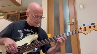 Fretless Jazz bass conversion  quick demo [upl. by Eerat]