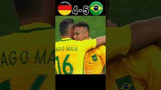 Brazil 🇧🇷 VS Germany 🇩🇪 Olympic Reo Mens Final 2016 Neymar Aura [upl. by Ilsa740]