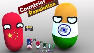 Most populated countries in the world  top 30 countries  Data Capsule [upl. by Cailean378]