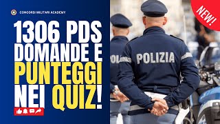 Concorso 1306 Allievi Agenti Polizia di Stato 2024 DOMANDE E PUNTEGGI NEI QUIZ [upl. by Eissolf427]