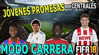 JÓVENES PROMESAS  CENTRALES  FIFA 18 MODO CARRERA [upl. by Ruperto]