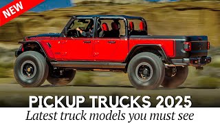 Latest Pickup Truck Models Announced for the Upcoming 2025 MY [upl. by Eceinwahs]