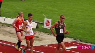 NM Friidrett 2016 3000m kappgang kvinner 5000m kappgang menn [upl. by Forta]