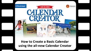 How to Create a Basic Calendar using the all new Calendar Creator [upl. by Folger]