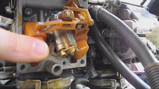 How to check amp adjust the fuel level XTZ750 Super Tenere carburetor [upl. by Goldy]