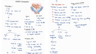 NEONATAL RESUSCITATION NOTES  PEDIATRICS ONE PAGE NOTES  4TH PROFF  MBBS [upl. by Doralia13]