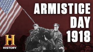 World War I Armistice Day Celebrations  History [upl. by Butcher923]