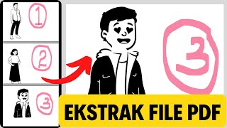 CARA MUDAH MENGEKSTRAK HALAMAN TERTENTU DARI FILE PDF MEMISAHKAN HALAMAN FILE PDF [upl. by Kerns249]