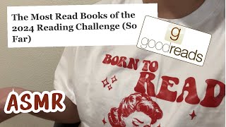 asmr  my thoughts on the most read books of the 2024 goodreads challenge [upl. by Aisined]