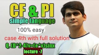 cf and pi in Hindi  cf and pi method  cf and pi problem  cf and pi differential Equation  cf pi [upl. by Acirtap]