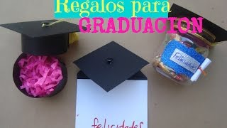 REGALOS PARA GRADUACIÓN Fácil y rápido ✄PaperCraftiin [upl. by Ellennoj249]