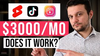 I Tried To Make Money Reposting TikToks On Instagram amp YouTube Did It Work [upl. by Aicad]