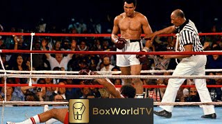 The RUMBLE In The Jungle Muhammed Ali VS George Foreman  FULL FIGHT HIGHLIGHTS [upl. by Thamora]