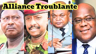 Alliance Troublante Que Cache la Visite de Tshisekedi et Tshiwewe en Ouganda [upl. by Madel]