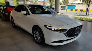 2022 Mazda 3 Sedan  White Color [upl. by Ahtanaram502]