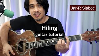 Hiling guitar tutorial for beginners easy chords  song by Jay R Siaboc [upl. by Margalit]