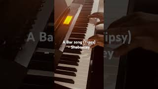 A Bar Song Tipsy  Shaboozey piano version [upl. by Annaoj702]