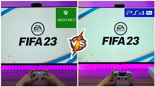 Xbox One S Vs PS4 Pro FIFA 23 [upl. by Cadman]