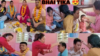 BHAI TIKA ❤️ 2024 SPECIAL 😍 BANGALORE MA HAMI LE KASARI MANA YIM TA🤗🥰 FAMILY TIME 🥰 [upl. by Sue837]