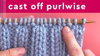 How to Cast Off Purlwise for Ribbing [upl. by Hermann]