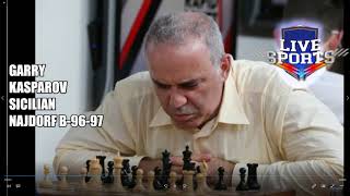 GARRY KASPAROV SICILIAN NAJDORF B9697 AS BLACK THE POISON PAWN VARIATIONWATCH LEARN AND STUDY [upl. by Urata]