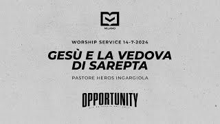 Gesù e la vedova di Sarepta  Pastore Heros Ingargiola  14072024 [upl. by Sterling]