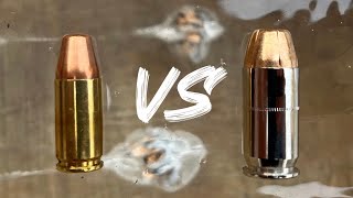 9mm vs 45 ACP Barrier Test No Debate [upl. by Burton372]