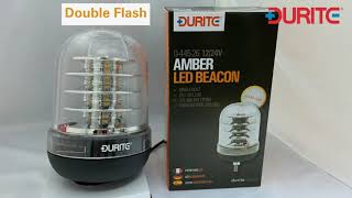 Durite  R65 amp R10 Clear Lens Amber LED Beacon  044526 [upl. by Nicolais]