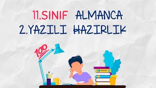 11Sınıf Almanca  1Dönem 2 Yazılıya Hazırlık  Boş yazılı örneği [upl. by Eceined]