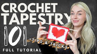 All Things Crochet Tapestry  Beginners Guide  Tips amp Tricks to making crochet tapestry make sense [upl. by Marie-Jeanne]