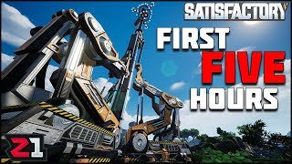 Satisfactory 5 HOURS In  Satisfactory Gameplay Ep1  Z1 Gaming [upl. by Allenrac292]