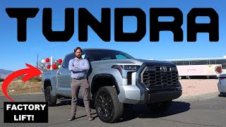 FACTORY LIFTED 2024 Toyota Tundra Worth The Extra 4000 [upl. by Eedolem708]