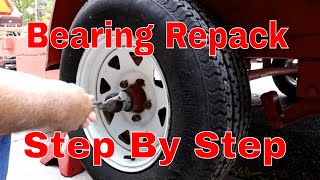 How To Repack Your Trailer Wheel Bearings [upl. by Becky]