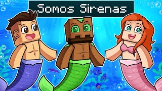 Nos Convertimos en Sirenas en Minecraft [upl. by Nnyledam746]